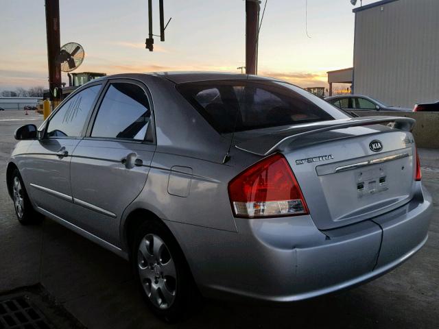 KNAFE121975427436 - 2007 KIA SPECTRA EX SILVER photo 3