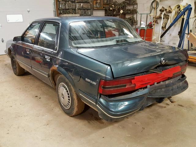 1G4AG55N1P6419530 - 1993 BUICK CENTURY SP TEAL photo 3