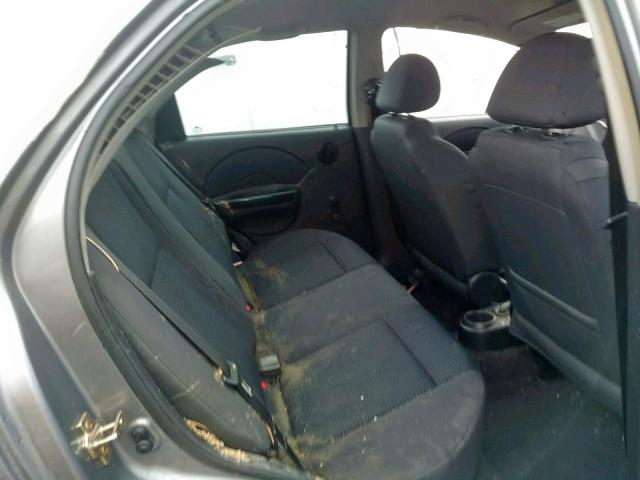 KL1TD56696B650489 - 2006 CHEVROLET AVEO BASE Boz foto 6