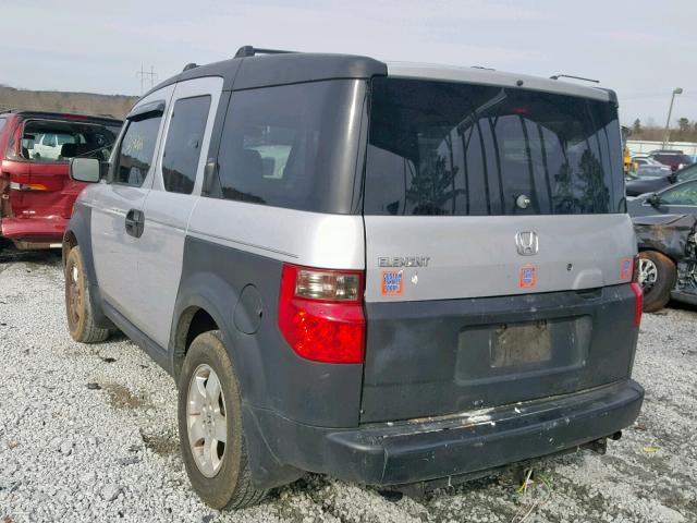 5J6YH18553L020226 - 2003 HONDA ELEMENT EX SILVER photo 3