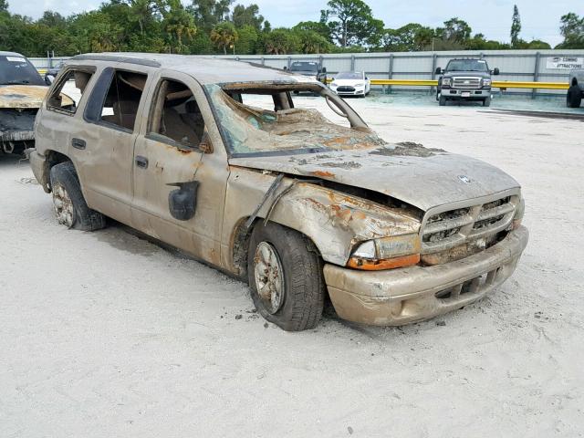 1D4HR38N93F528893 - 2003 DODGE DURANGO SP BEIGE photo 1