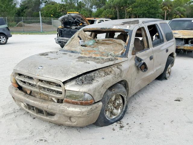 1D4HR38N93F528893 - 2003 DODGE DURANGO SP BEIGE photo 2