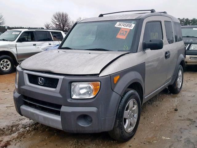 5J6YH18674L013062 - 2004 HONDA ELEMENT EX GRAY photo 2