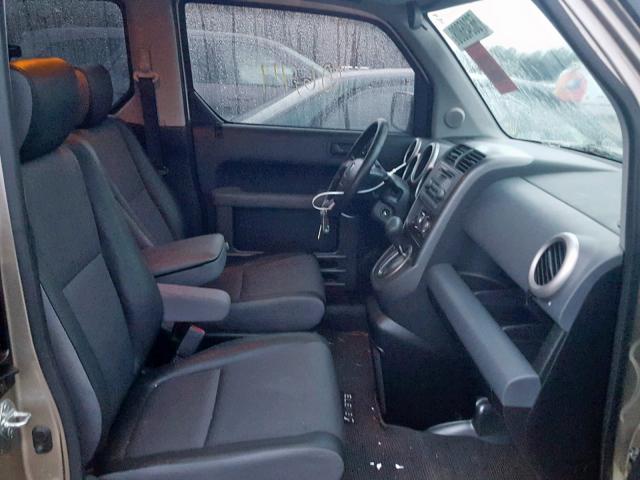 5J6YH18674L013062 - 2004 HONDA ELEMENT EX GRAY photo 5