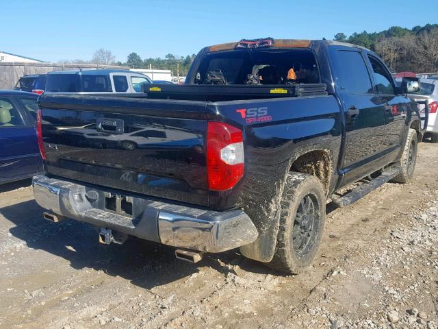 5TFDW5F17GX533655 - 2016 TOYOTA TUNDRA CRE BLACK photo 4