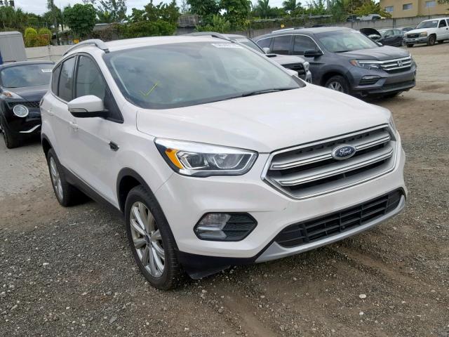 1FMCU0JD6HUA58049 - 2017 FORD ESCAPE TIT WHITE photo 1