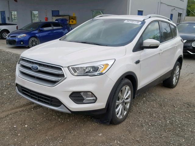 1FMCU0JD6HUA58049 - 2017 FORD ESCAPE TIT WHITE photo 2