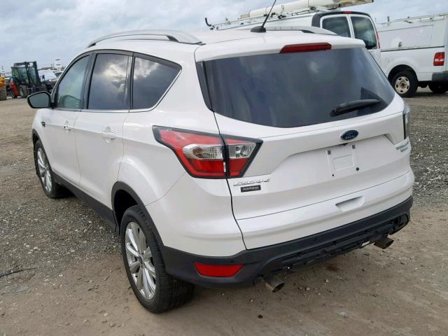 1FMCU0JD6HUA58049 - 2017 FORD ESCAPE TIT WHITE photo 3