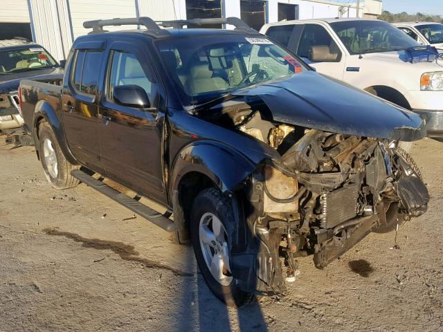 1N6AD07UX7C457583 - 2007 NISSAN FRONTIER C BLACK photo 1