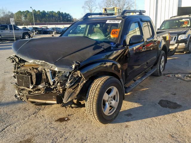 1N6AD07UX7C457583 - 2007 NISSAN FRONTIER C BLACK photo 2