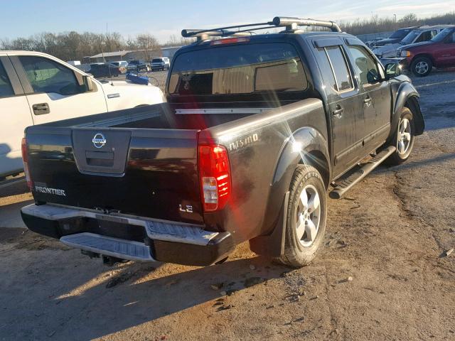 1N6AD07UX7C457583 - 2007 NISSAN FRONTIER C BLACK photo 4