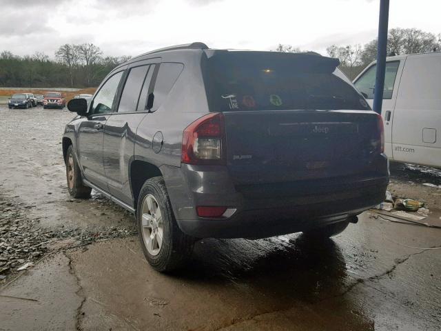 1C4NJCBA8FD156038 - 2015 JEEP COMPASS SP ნაცრისფერი ფოტო 3