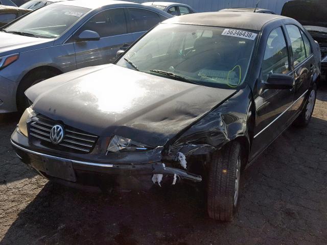 3VWRA69M94M030160 - 2004 VOLKSWAGEN JETTA GL BLACK photo 2