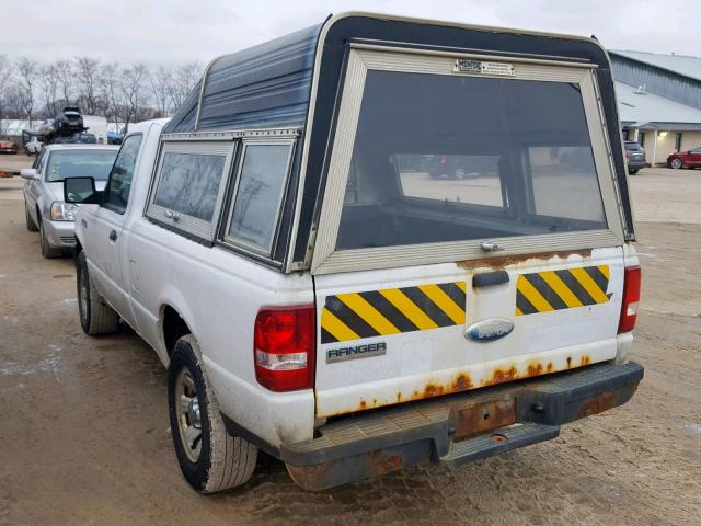 1FTYR10D08PB02581 - 2008 FORD RANGER WHITE photo 3