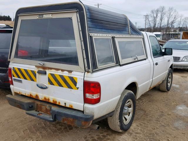 1FTYR10D08PB02581 - 2008 FORD RANGER WHITE photo 4