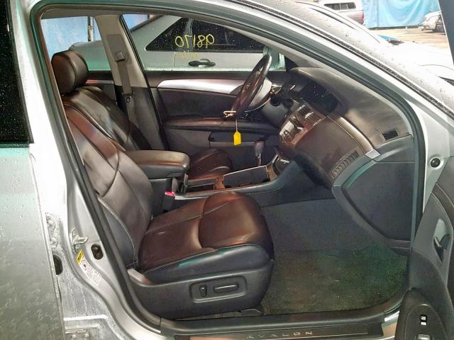 4T1BK36B68U298714 - 2008 TOYOTA AVALON SILVER photo 5