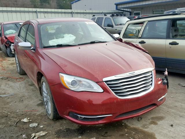 1C3BC2FG7BN524918 - 2011 CHRYSLER 200 LIMITE MAROON photo 1