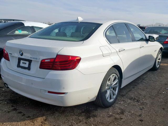 WBA5A7C50ED219976 - 2014 BMW 528 XI WHITE photo 4