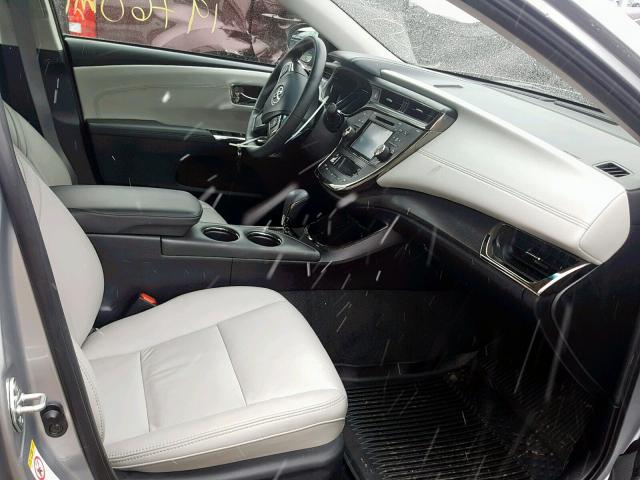 4T1BK1EBXJU265596 - 2018 TOYOTA AVALON XLE SILVER photo 5