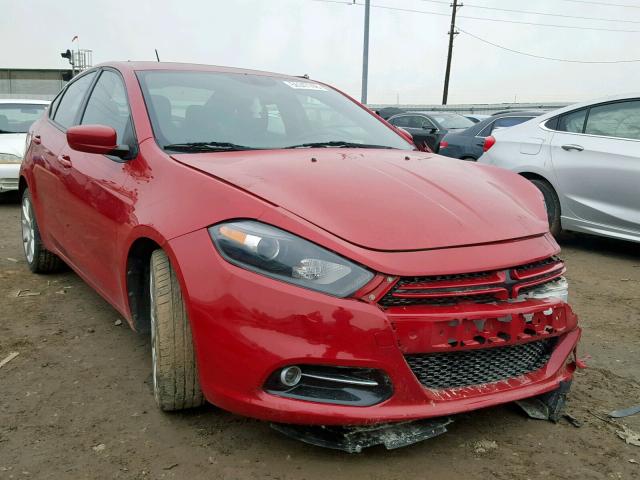 1C3CDFBHXDD699969 - 2013 DODGE DART SXT RED photo 1