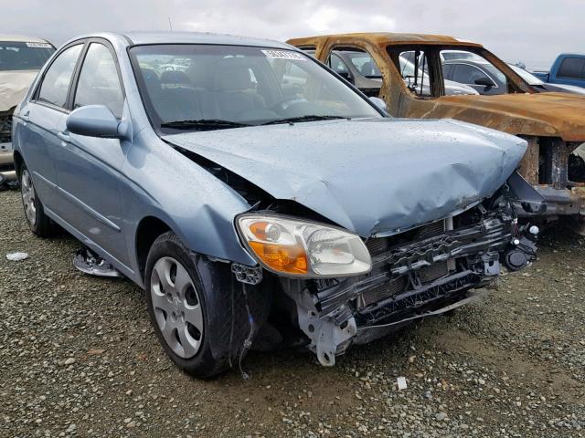 KNAFE122475444539 - 2007 KIA SPECTRA EX BLUE photo 1