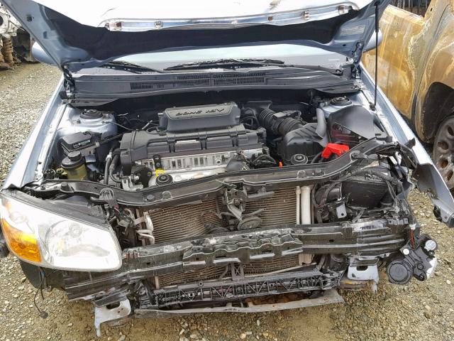 KNAFE122475444539 - 2007 KIA SPECTRA EX BLUE photo 7