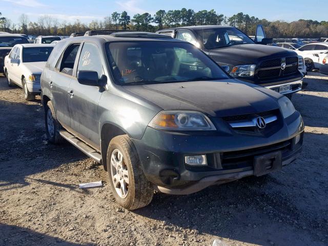 2HNYD18865H506596 - 2005 ACURA MDX TOURIN GREEN photo 1