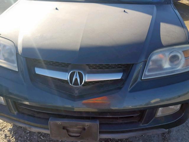 2HNYD18865H506596 - 2005 ACURA MDX TOURIN GREEN photo 7