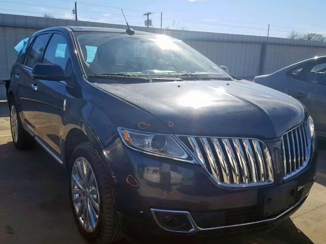 2LMDJ6JK5DBL17309 - 2013 LINCOLN MKX BLACK photo 1