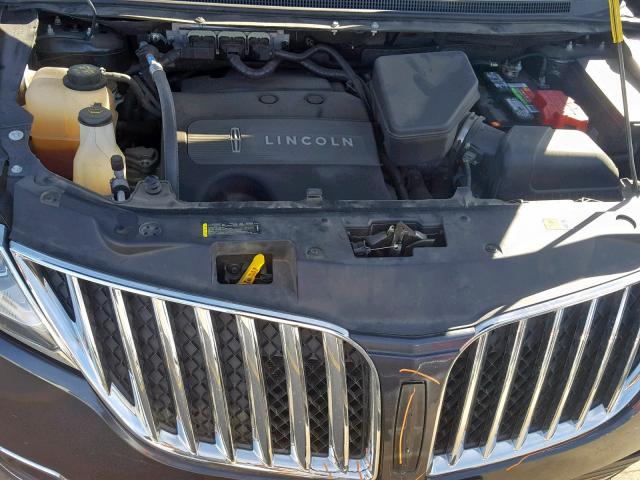 2LMDJ6JK5DBL17309 - 2013 LINCOLN MKX BLACK photo 7