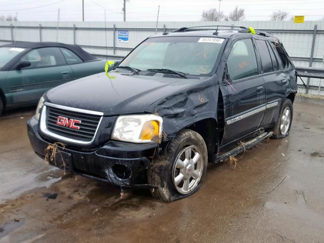 1GKDT13S642235948 - 2004 GMC ENVOY BLACK photo 2