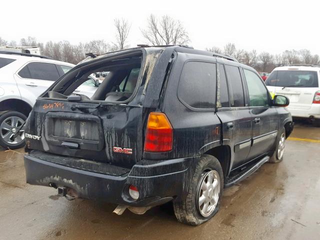 1GKDT13S642235948 - 2004 GMC ENVOY BLACK photo 4