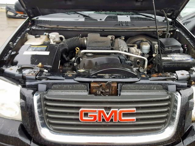 1GKDT13S642235948 - 2004 GMC ENVOY BLACK photo 7