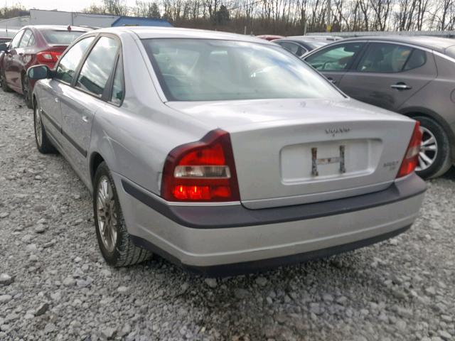 YV1TS92D121251421 - 2002 VOLVO S80 SILVER photo 3