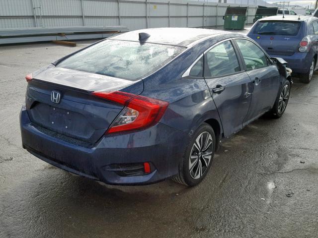 19XFC1F70GE039149 - 2016 HONDA CIVIC EXL BLUE photo 4