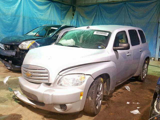 3GNBAAFW8BS594122 - 2011 CHEVROLET HHR LS SILVER photo 2