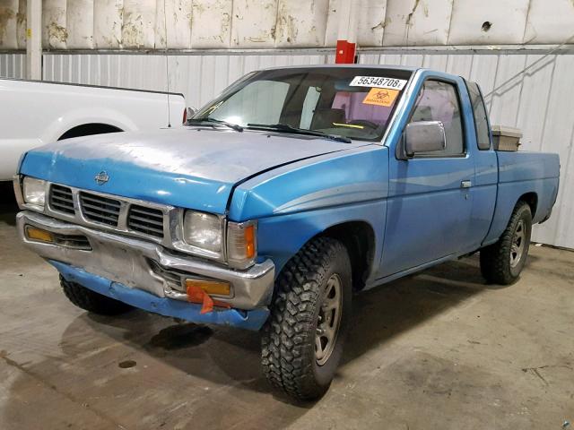 1N6SD16S5TC324928 - 1996 NISSAN TRUCK KING BLUE photo 2