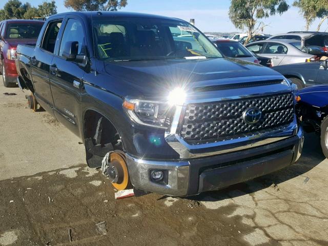 5TFDY5F12JX747051 - 2018 TOYOTA TUNDRA CRE BLACK photo 1