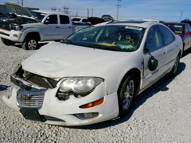 2C3HE66G13H566894 - 2003 CHRYSLER 300M WHITE photo 2