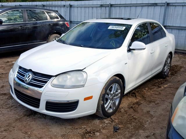 3VWEF71K17M130337 - 2007 VOLKSWAGEN JETTA WOLF WHITE photo 2