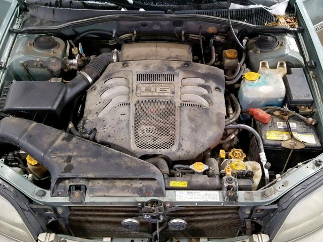 4S3BH896347644158 - 2004 SUBARU LEGACY OUT GREEN photo 7