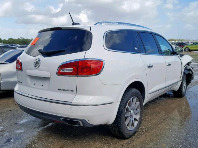 5GAKRBKD6HJ197791 - 2017 BUICK ENCLAVE WHITE photo 4