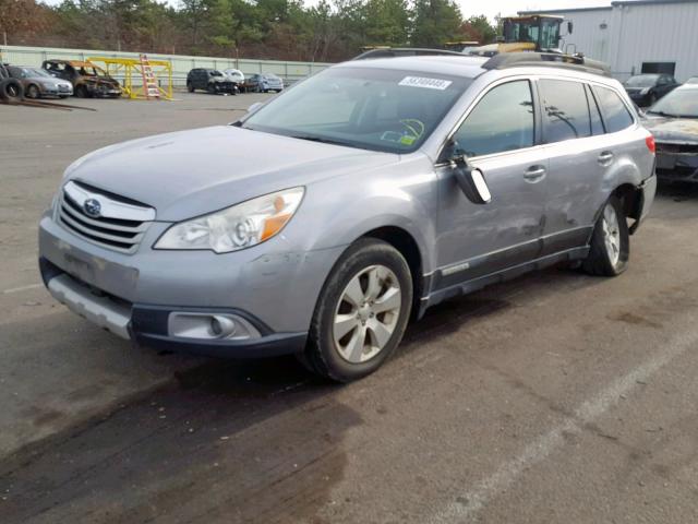 4S4BRDKC6A2367693 - 2010 SUBARU OUTBACK 3. SILVER photo 2