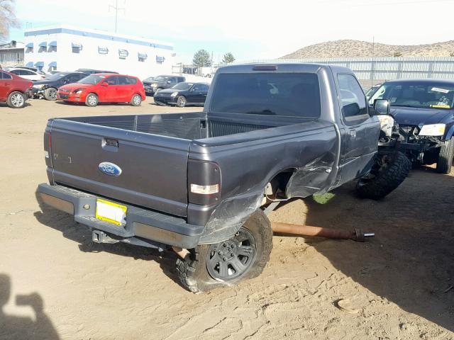 1FTYR10D69PA02969 - 2009 FORD RANGER GRAY photo 4