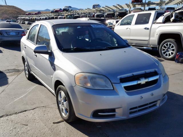 KL1TD56617B124018 - 2007 CHEVROLET AVEO BASE Күміс фото 1