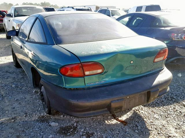 1G1JC1249W7194554 - 1998 CHEVROLET CAVALIER B GREEN photo 3