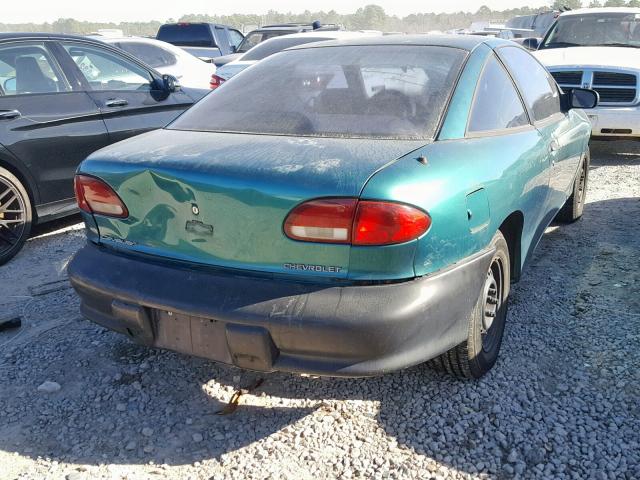 1G1JC1249W7194554 - 1998 CHEVROLET CAVALIER B GREEN photo 4