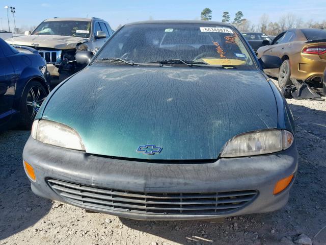 1G1JC1249W7194554 - 1998 CHEVROLET CAVALIER B GREEN photo 9