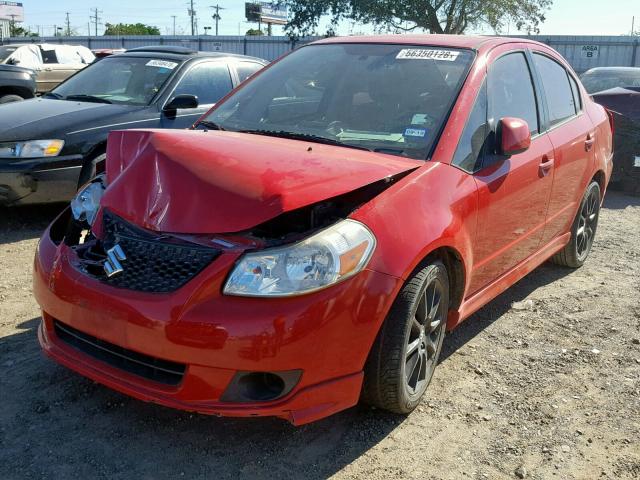 JS2YC417396200125 - 2009 SUZUKI SX4 TOURIN RED photo 2