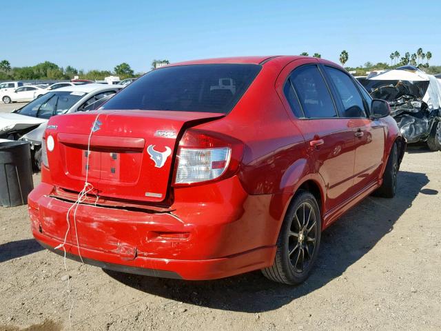 JS2YC417396200125 - 2009 SUZUKI SX4 TOURIN RED photo 4